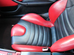 1999 BMW M Coupe in Imola Red 2 over Imola Red & Black Nappa - Passenger Seat