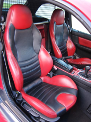 1999 BMW M Coupe in Imola Red 2 over Imola Red & Black Nappa - Passenger Seat
