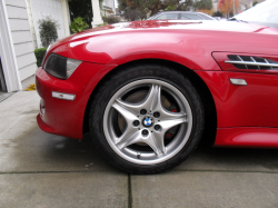 1999 BMW M Coupe in Imola Red 2 over Black Nappa - Front Driver Wheel