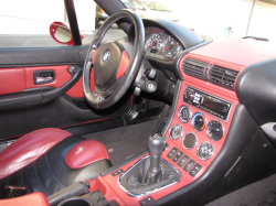 1999 BMW M Coupe in Imola Red 2 over Imola Red & Black Nappa - Interior