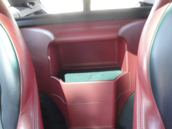 1999 BMW M Coupe in Imola Red 2 over Imola Red & Black Nappa - Rear Center Console