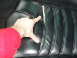 1999 BMW M Coupe in Imola Red 2 over Black Nappa - Driver Seat Detail