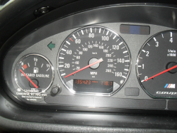 1999 BMW M Coupe in Imola Red 2 over Black Nappa - Gauges