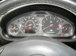 1999 BMW M Coupe in Imola Red 2 over Black Nappa - Gauges