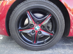 1999 BMW M Coupe in Imola Red 2 over Imola Red & Black Nappa - Front Driver Wheel
