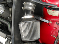 1999 BMW M Coupe in Imola Red 2 over Black Nappa - Air Intake