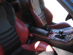 1999 BMW M Coupe in Cosmos Black Metallic over Imola Red & Black Nappa - Interior