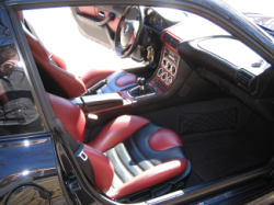 1999 BMW M Coupe in Cosmos Black Metallic over Imola Red & Black Nappa - Interior