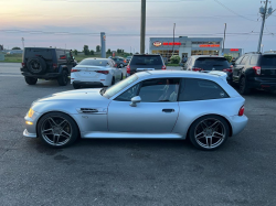 2000 BMW M Coupe in Titanium Silver Metallic over Imola Red & Black Nappa