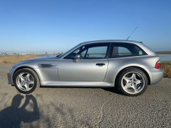 1999 BMW M Coupe in Arctic Silver Metallic over Imola Red & Black Nappa