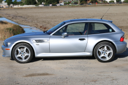 1999 BMW M Coupe in Arctic Silver Metallic over Imola Red & Black Nappa