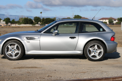 1999 BMW M Coupe in Arctic Silver Metallic over Imola Red & Black Nappa