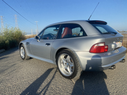 1999 BMW M Coupe in Arctic Silver Metallic over Imola Red & Black Nappa