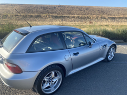 1999 BMW M Coupe in Arctic Silver Metallic over Imola Red & Black Nappa