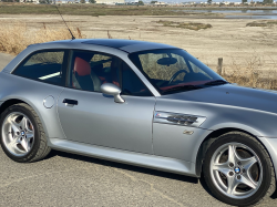 1999 BMW M Coupe in Arctic Silver Metallic over Imola Red & Black Nappa