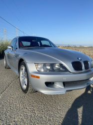 1999 BMW M Coupe in Arctic Silver Metallic over Imola Red & Black Nappa