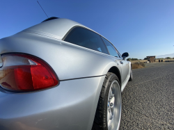 1999 BMW M Coupe in Arctic Silver Metallic over Imola Red & Black Nappa