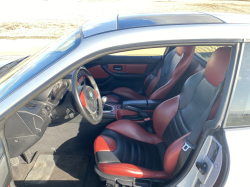 1999 BMW M Coupe in Arctic Silver Metallic over Imola Red & Black Nappa