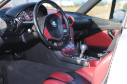 1999 BMW M Coupe in Arctic Silver Metallic over Imola Red & Black Nappa