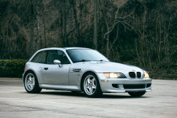 1999 BMW M Coupe in Arctic Silver Metallic over Estoril Blue & Black Nappa