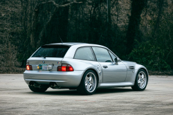 1999 BMW M Coupe in Arctic Silver Metallic over Estoril Blue & Black Nappa