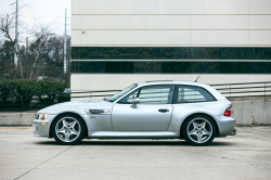 1999 BMW M Coupe in Arctic Silver Metallic over Estoril Blue & Black Nappa