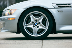 1999 BMW M Coupe in Arctic Silver Metallic over Estoril Blue & Black Nappa