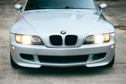 1999 BMW M Coupe in Arctic Silver Metallic over Estoril Blue & Black Nappa