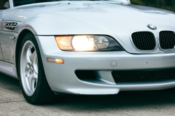 1999 BMW M Coupe in Arctic Silver Metallic over Estoril Blue & Black Nappa