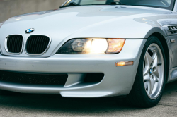 1999 BMW M Coupe in Arctic Silver Metallic over Estoril Blue & Black Nappa