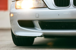 1999 BMW M Coupe in Arctic Silver Metallic over Estoril Blue & Black Nappa