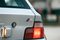 1999 BMW M Coupe in Arctic Silver Metallic over Estoril Blue & Black Nappa