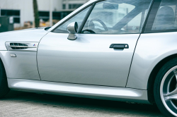 1999 BMW M Coupe in Arctic Silver Metallic over Estoril Blue & Black Nappa
