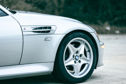 1999 BMW M Coupe in Arctic Silver Metallic over Estoril Blue & Black Nappa