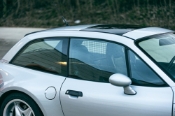 1999 BMW M Coupe in Arctic Silver Metallic over Estoril Blue & Black Nappa