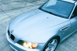 1999 BMW M Coupe in Arctic Silver Metallic over Estoril Blue & Black Nappa