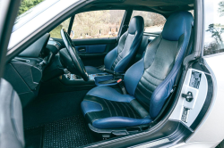 1999 BMW M Coupe in Arctic Silver Metallic over Estoril Blue & Black Nappa