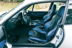 1999 BMW M Coupe in Arctic Silver Metallic over Estoril Blue & Black Nappa