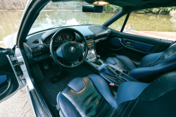1999 BMW M Coupe in Arctic Silver Metallic over Estoril Blue & Black Nappa
