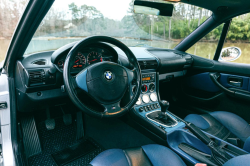 1999 BMW M Coupe in Arctic Silver Metallic over Estoril Blue & Black Nappa
