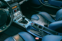 1999 BMW M Coupe in Arctic Silver Metallic over Estoril Blue & Black Nappa