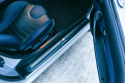 1999 BMW M Coupe in Arctic Silver Metallic over Estoril Blue & Black Nappa