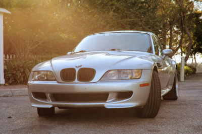 1999 BMW M Coupe in Arctic Silver Metallic over Dark Gray & Black Nappa