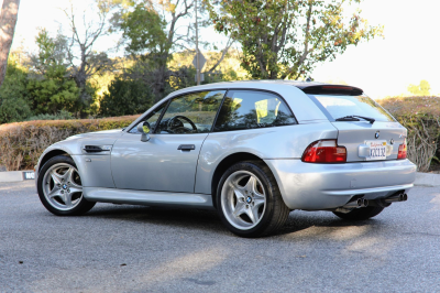 1999 BMW M Coupe in Arctic Silver Metallic over Dark Gray & Black Nappa