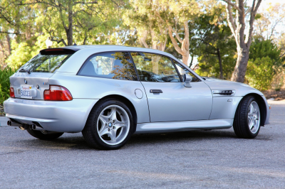 1999 BMW M Coupe in Arctic Silver Metallic over Dark Gray & Black Nappa