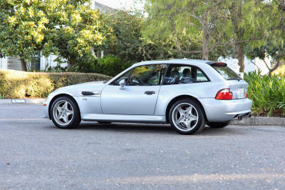 1999 BMW M Coupe in Arctic Silver Metallic over Dark Gray & Black Nappa