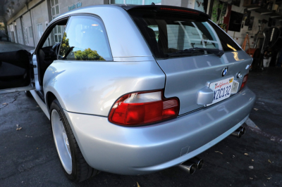 1999 BMW M Coupe in Arctic Silver Metallic over Dark Gray & Black Nappa