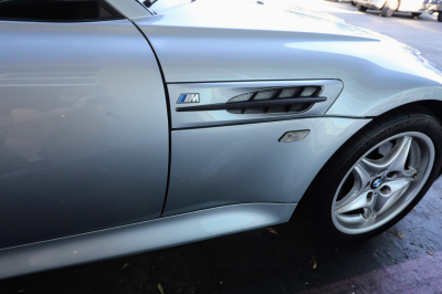 1999 BMW M Coupe in Arctic Silver Metallic over Dark Gray & Black Nappa