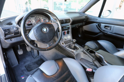 1999 BMW M Coupe in Arctic Silver Metallic over Dark Gray & Black Nappa