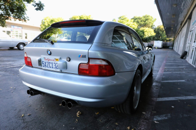 1999 BMW M Coupe in Arctic Silver Metallic over Dark Gray & Black Nappa